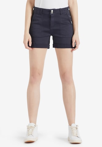 khujo Regular Shorts 'Shanna' in Blau: predná strana