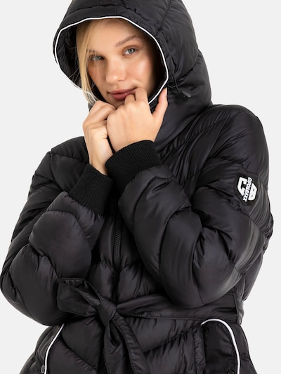 CIPO & BAXX Winterjas in de kleur Zwart, Productweergave