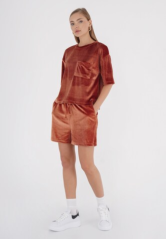 FRESHLIONS Regular Broek in Rood
