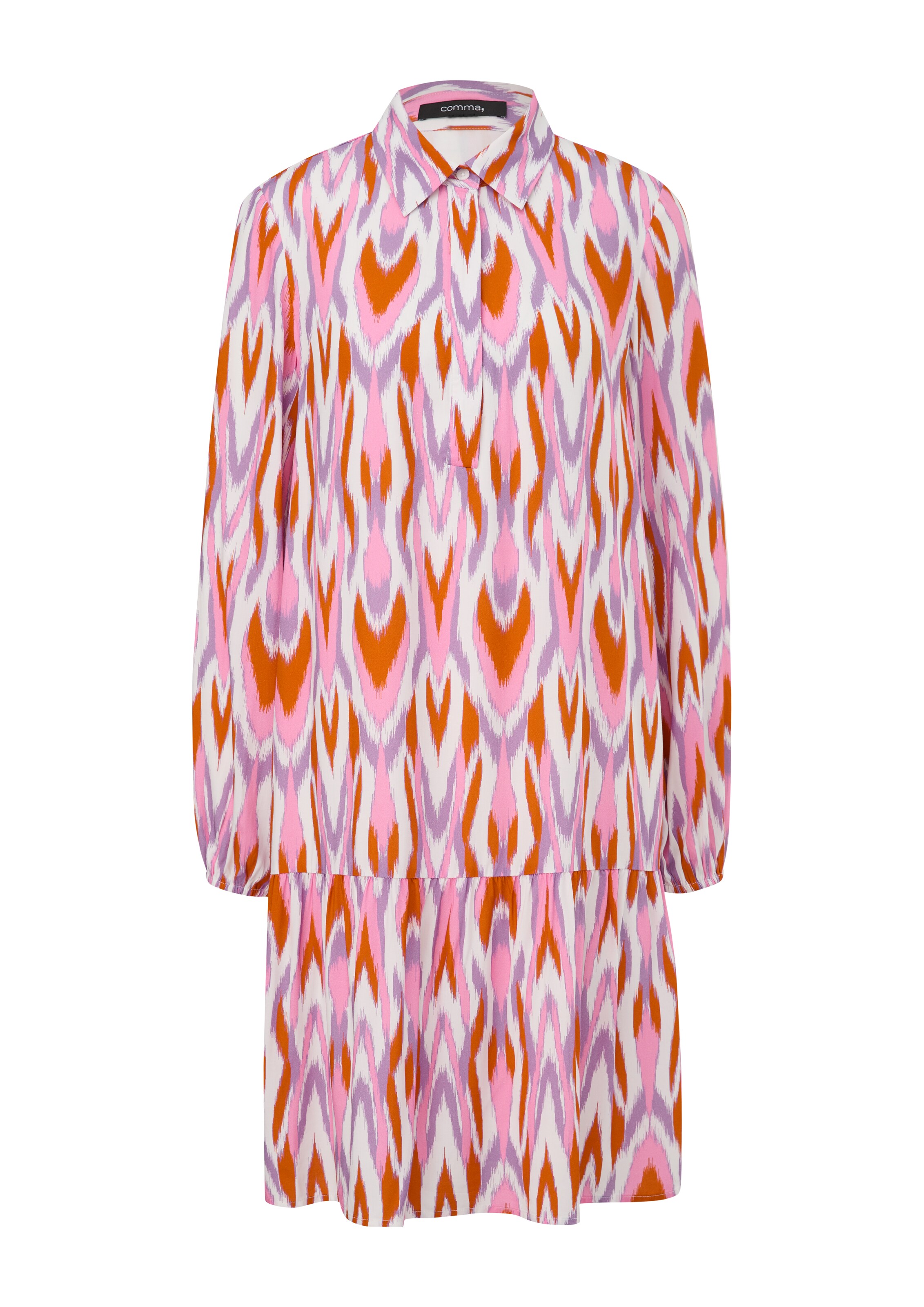 COMMA Μπλουζοφόρεμα σε ροζ: μπροστά