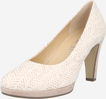 GABOR - Zapatos con plataforma en beige: frente