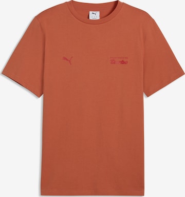 PUMA T-Shirt 'Porsche Legacy Essentials' in Orange: Vorderseite