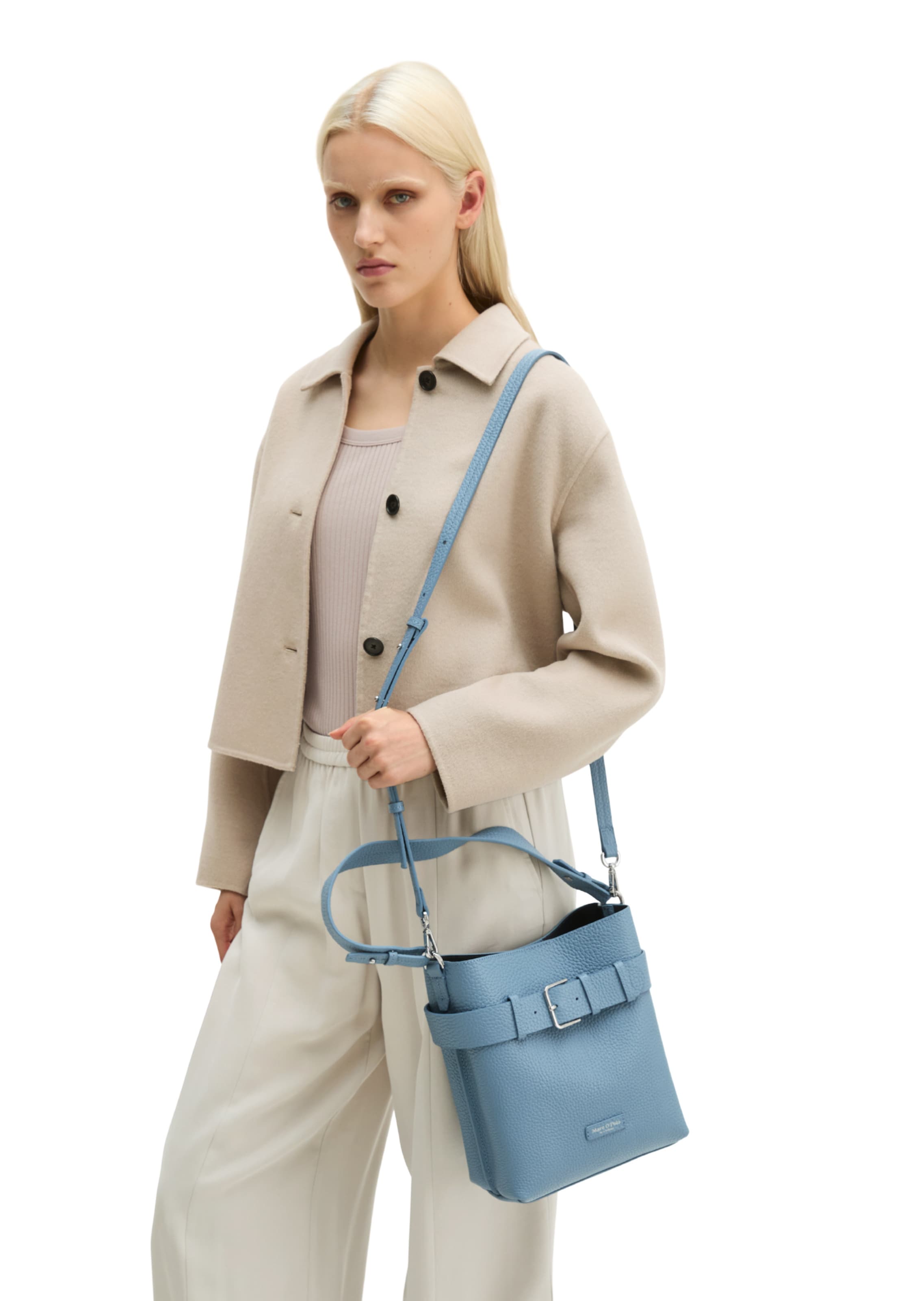 Marc O'Polo Shoulder bag ' Brinni' in Blue: front