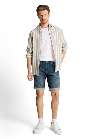 TOM TAILORregular Traperice 'Josch' - plava boja: prednji dio