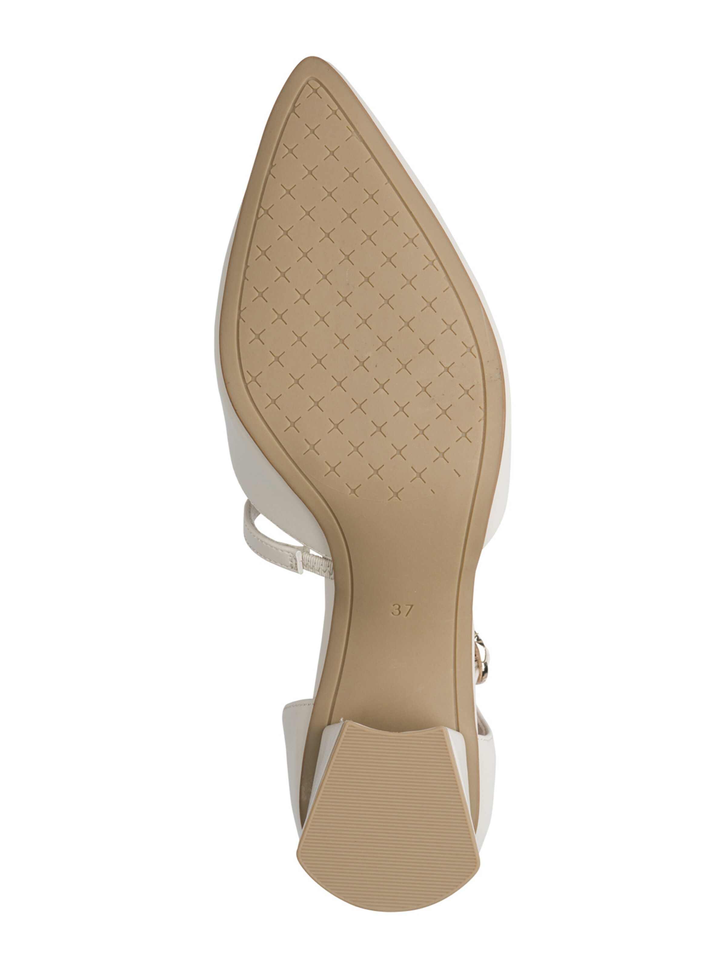 MARCO TOZZI Czółenka z wyciętą piętą w kolorze beżowy