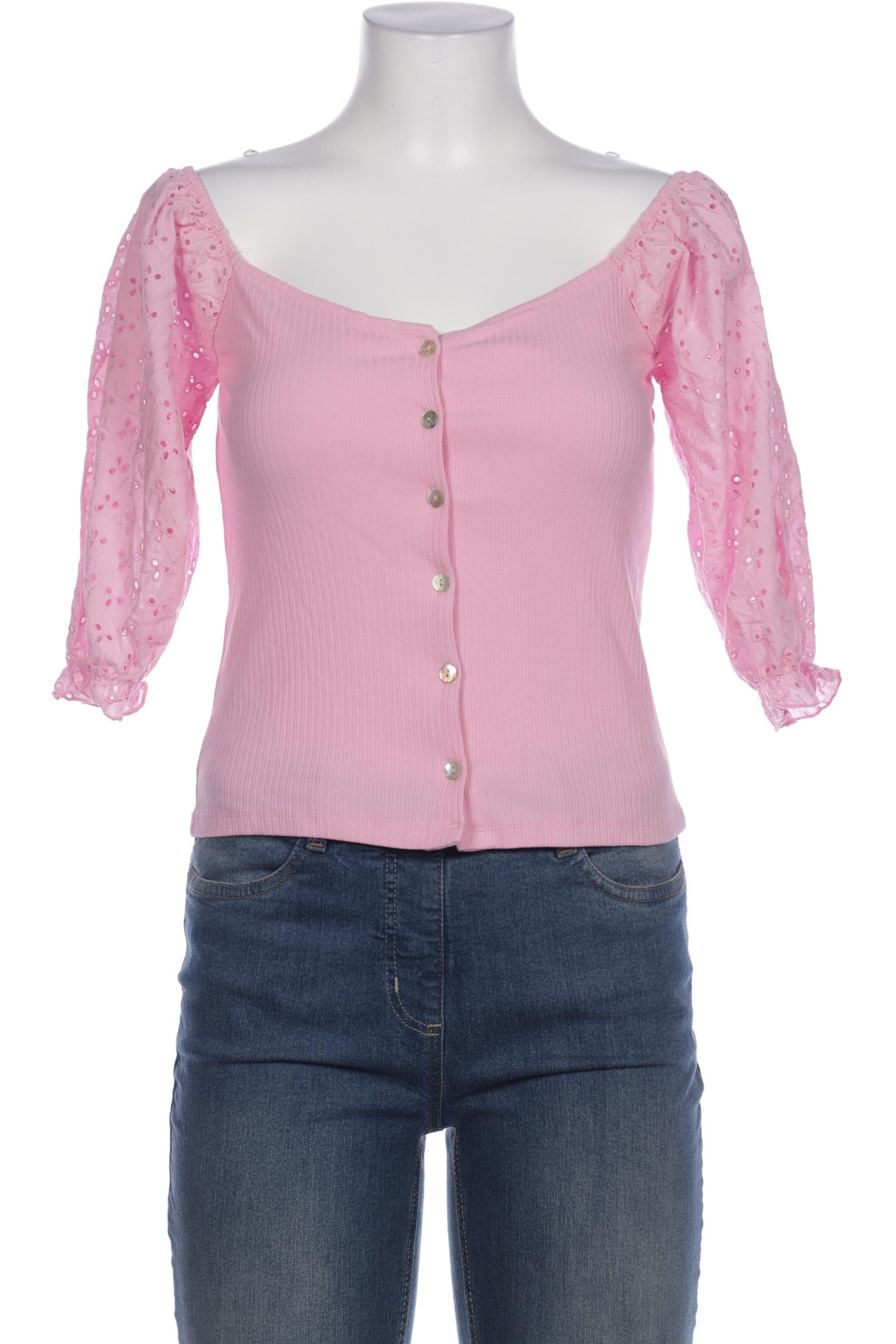 MANGO Bluse M in Pink: Vorderseite