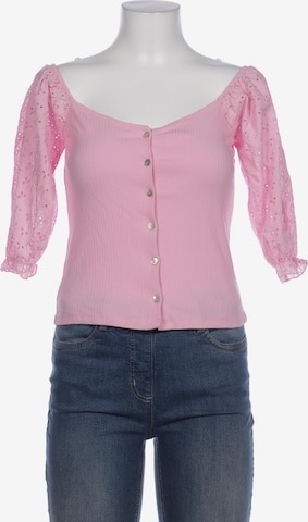 MANGO Bluse M in Pink: Vorderseite