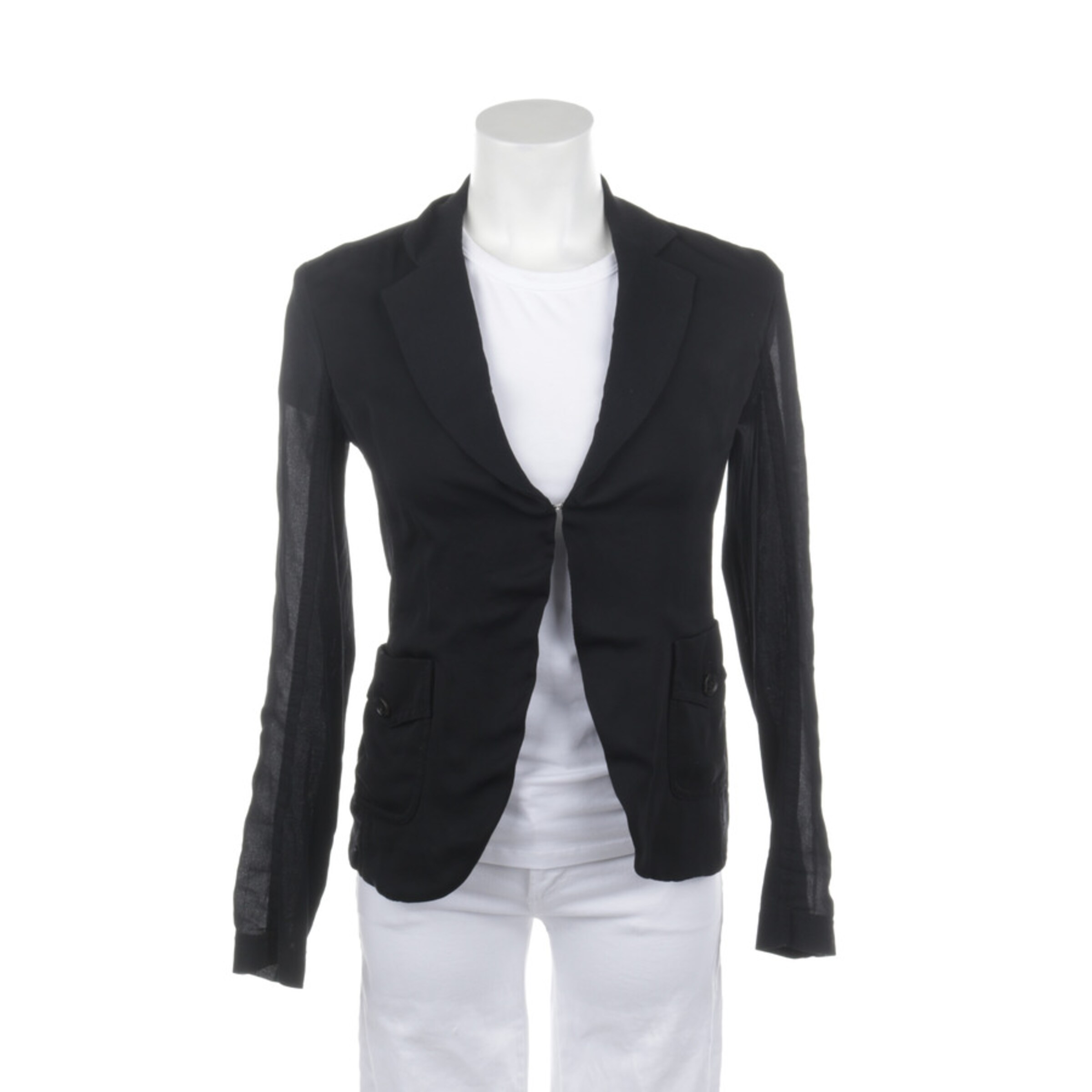 Marc Cain Blazer XS in Schwarz: Vorderseite