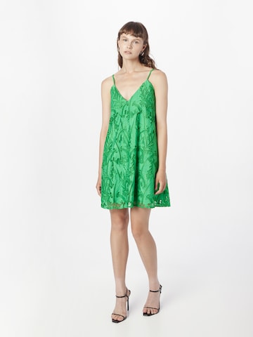 TOPSHOP Summer Dress in Green: front