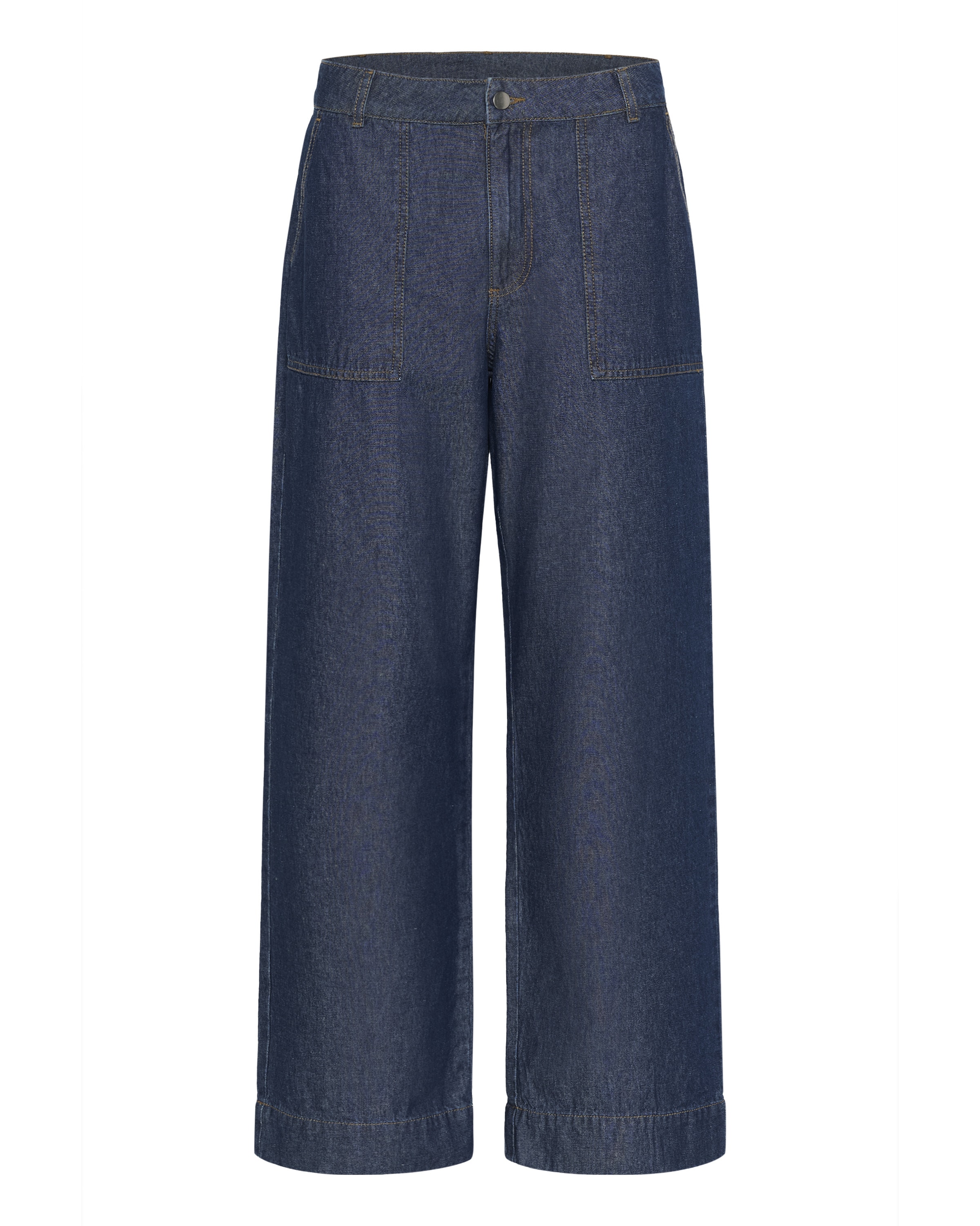 Kaffe Regular Hose 'Alice' in Blau: Vorderseite