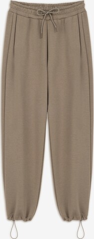 Twist Loose fit Pants in Brown: front