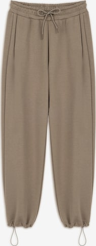 Twist Pants in Brown: front
