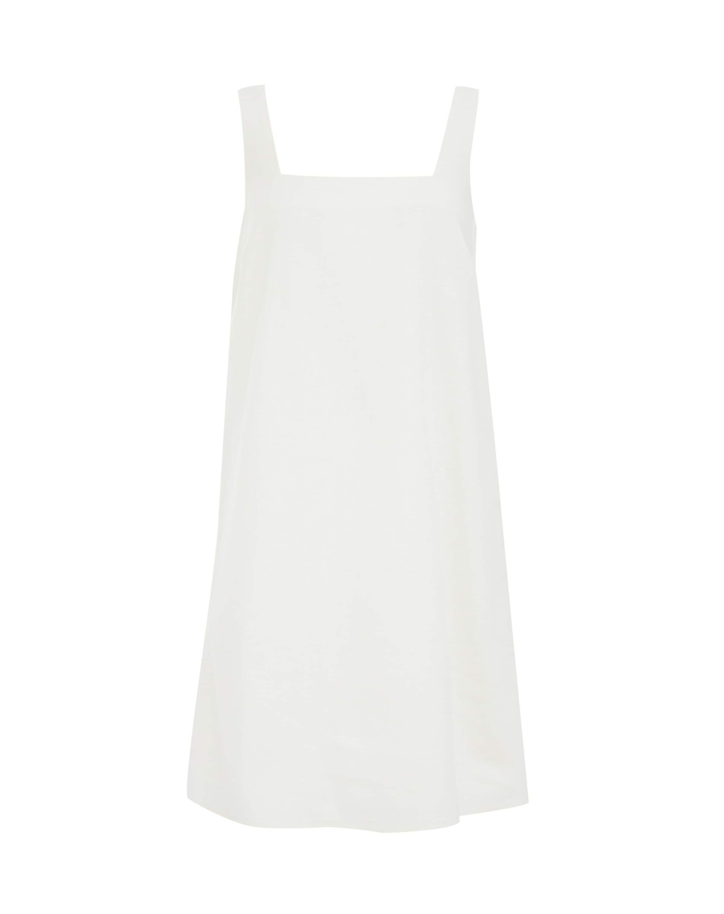 WE Fashion Сарафан в Белый: спереди