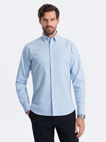 Ombre Regular fit Button Up Shirt 'SHOS-0114' in Blue: front