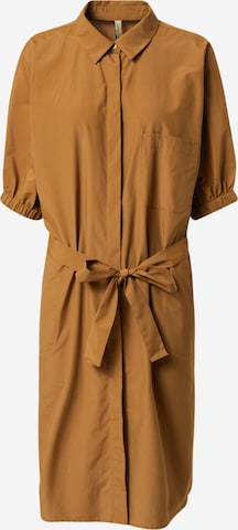 Robe-chemise 'Netti' Soyaconcept en marron : devant