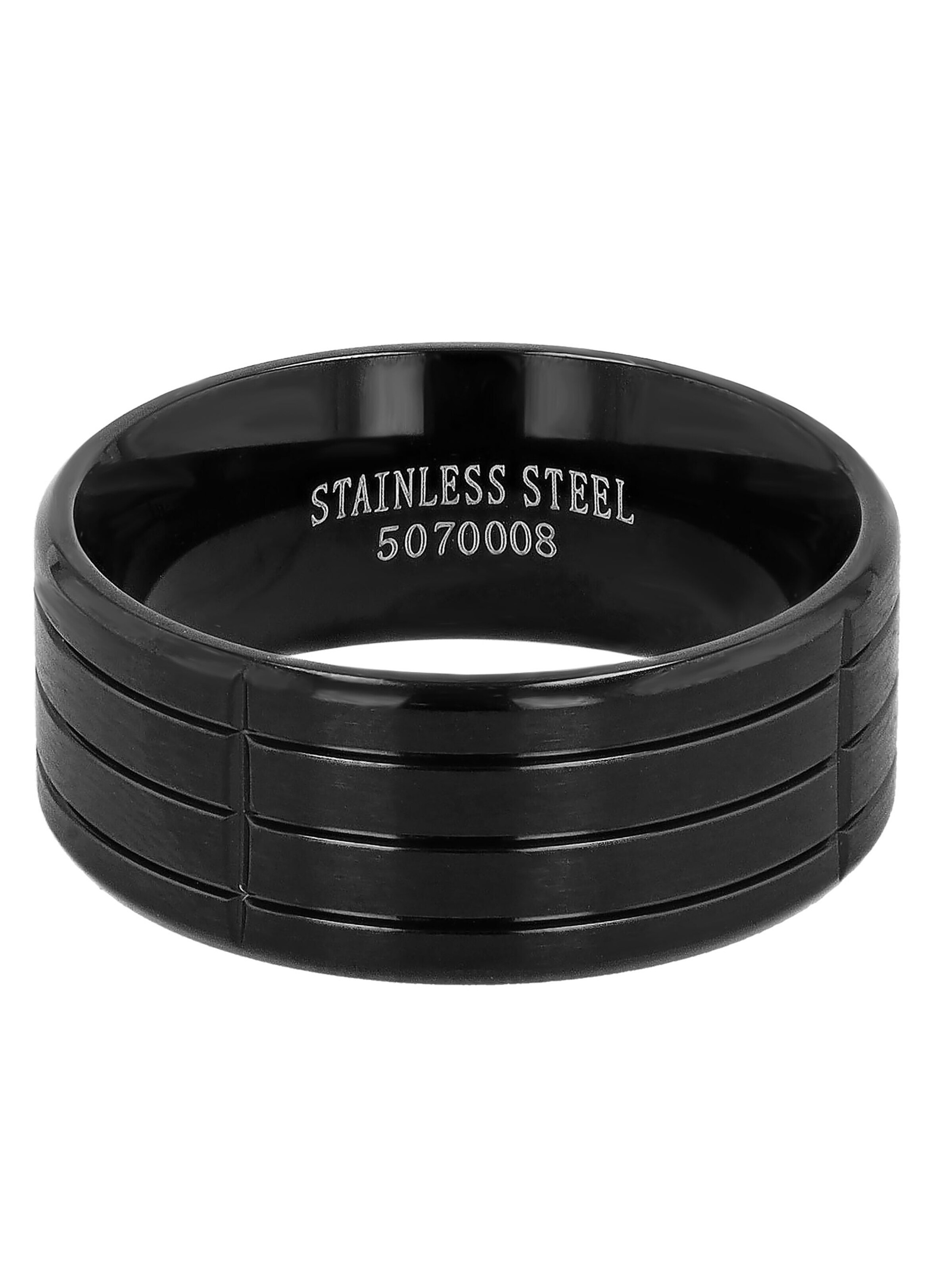 Akzent Ring 'Mileno, langlebig' in Black: front