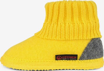 GIESSWEIN Slippers 'Kramsach' in Yellow: front