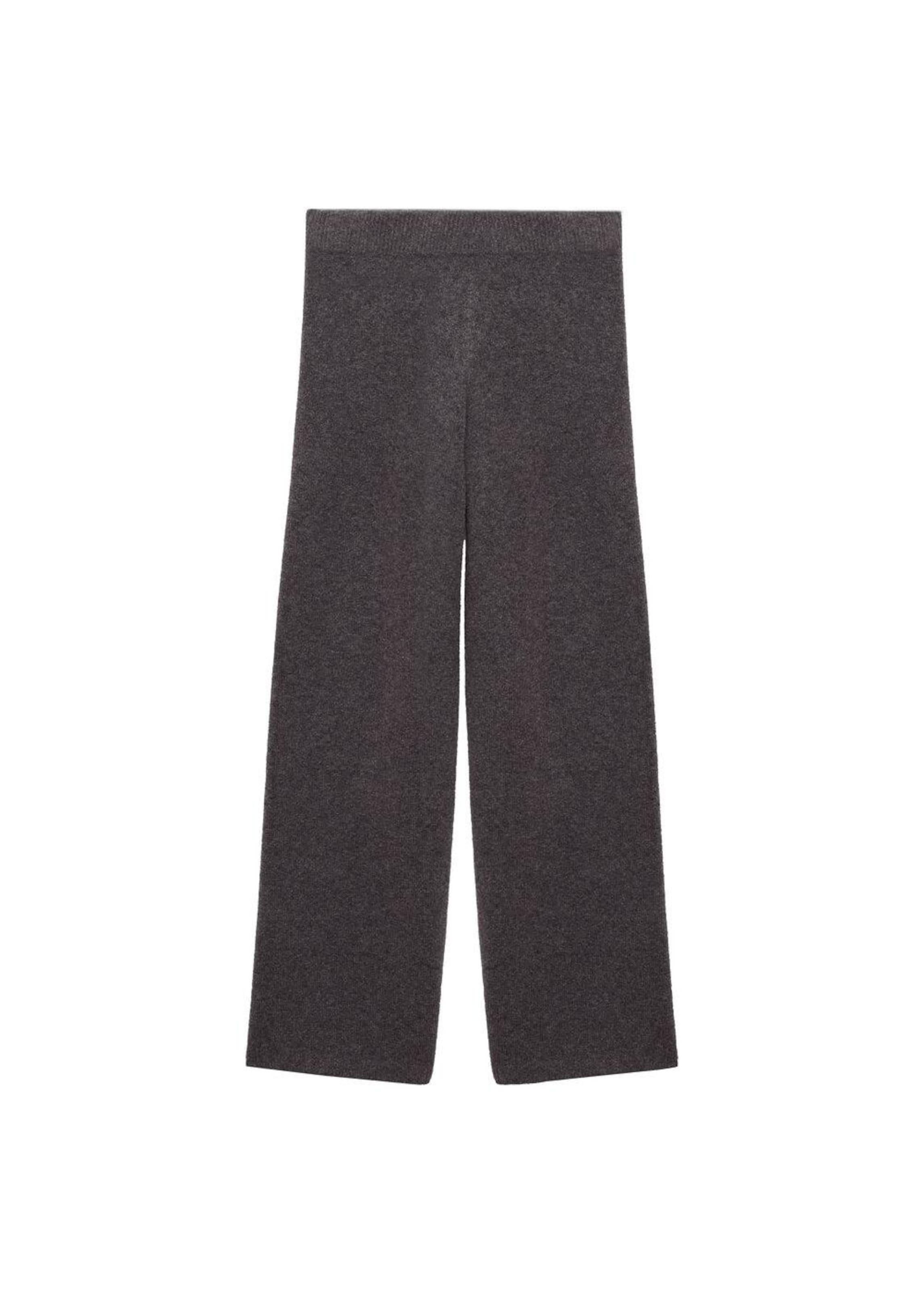 MANGO Loose fit Pants 'Camilo' in Grey: front