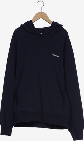Calvin Klein Sweatshirt & Zip-Up Hoodie in XL in Blue: front