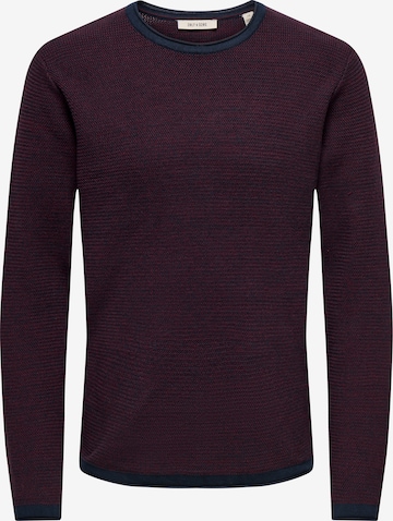 Only & Sons Pulóver 'ONSERIC' - kék: elől