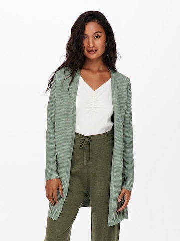 ONLY Strickjacke 'Katia' in Grün: Vorderseite