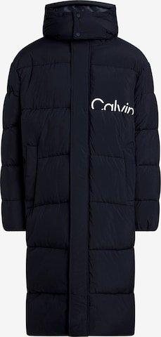 Manteau mi-saison 'ESSENTIALS' Calvin Klein Jeans en noir : devant