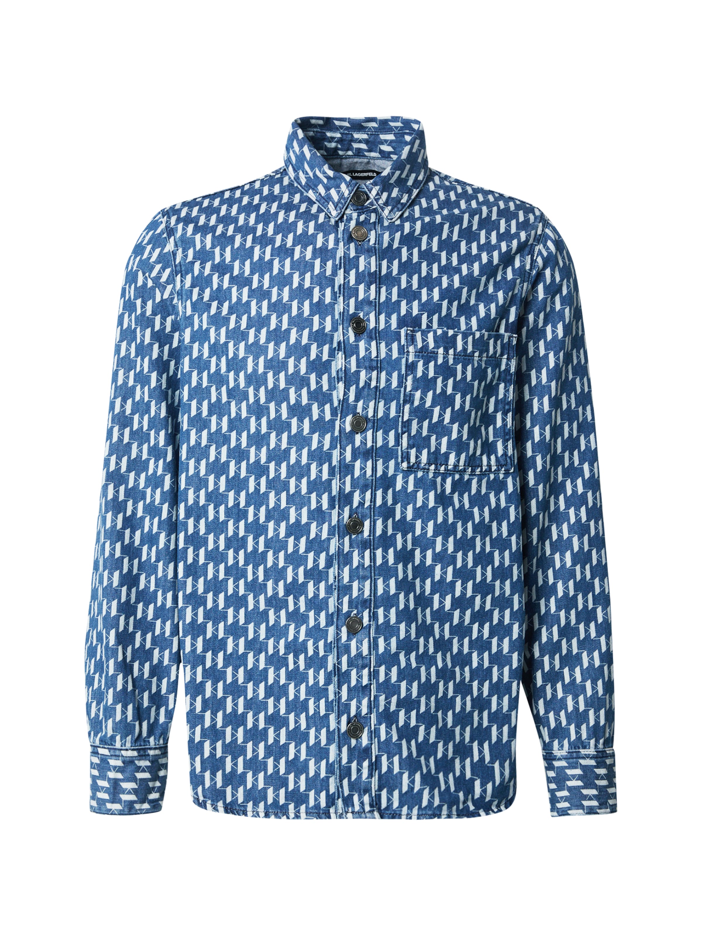 Karl Lagerfeld Regular fit Ing - kék: elől