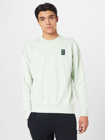 ADIDAS PERFORMANCE Athletic Sweatshirt 'Real Madrid Lifestyler' in Green: front