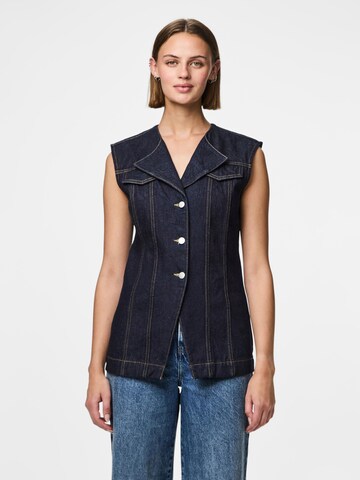 PIECES Vest 'PCNua' in Blue: front