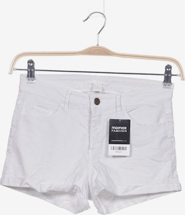 H&M Shorts XS in Weiß: predná strana