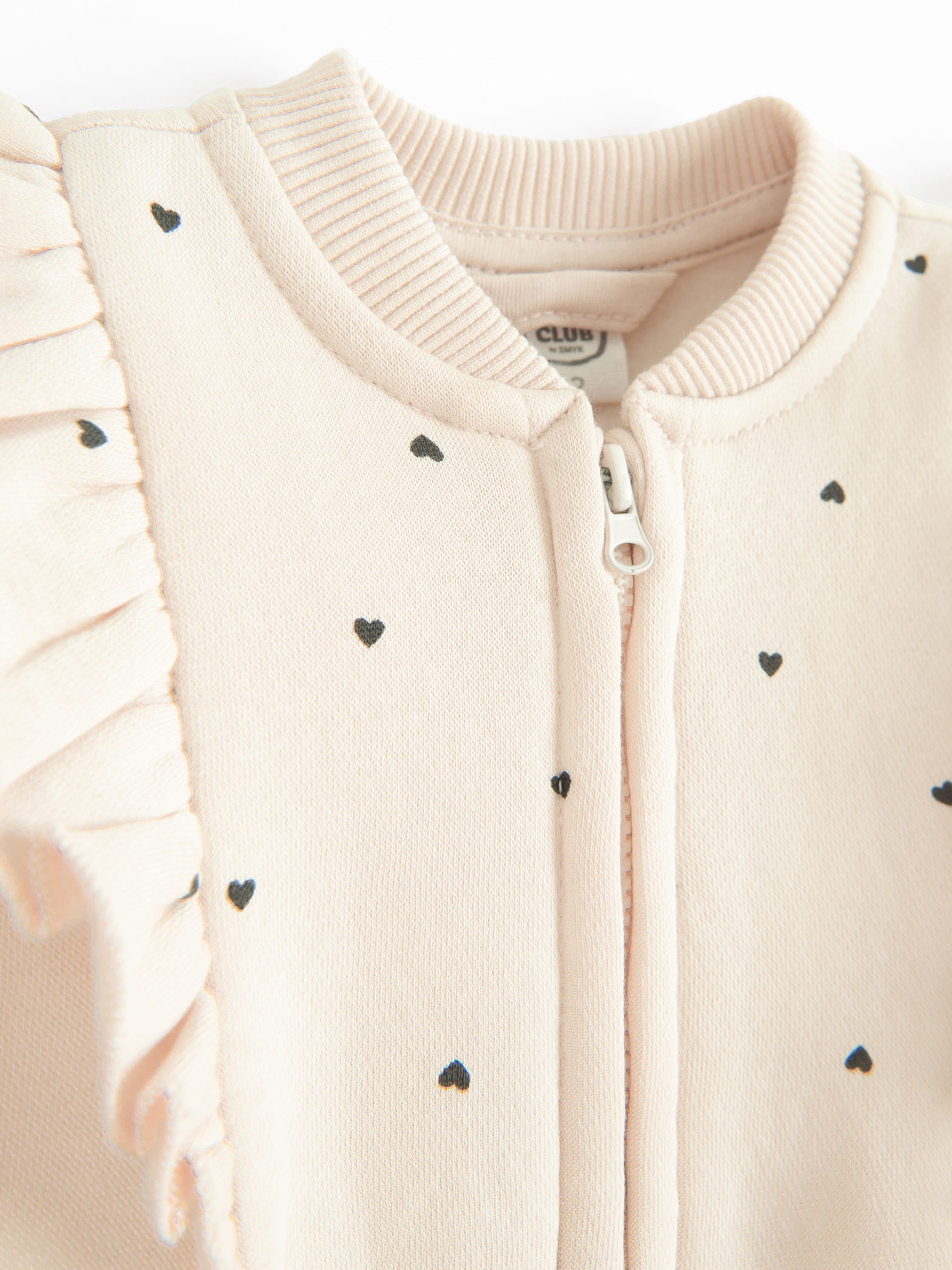 Cool Club Sweatjacka i beige