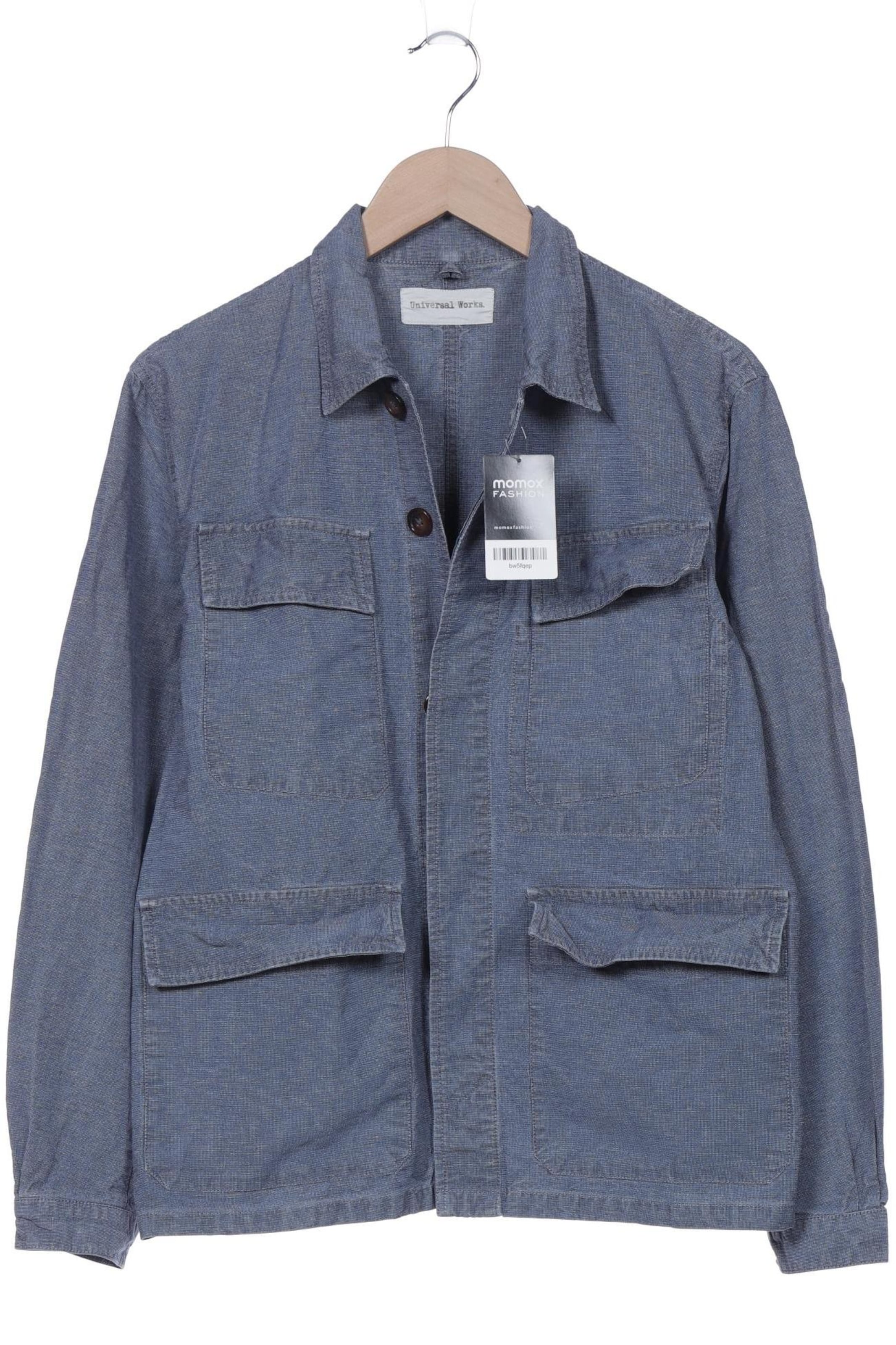 Universal Works Jacket & Coat in L in Blue: front