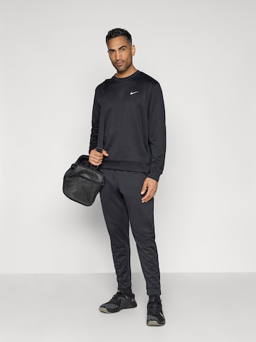 NIKE Αθλητική μπλούζα φούτερ 'FLEX' σε μαύρο