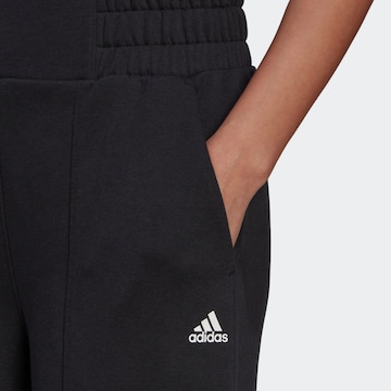 ADIDAS SPORTSWEAR Широки крачоли Спортен панталон в черно