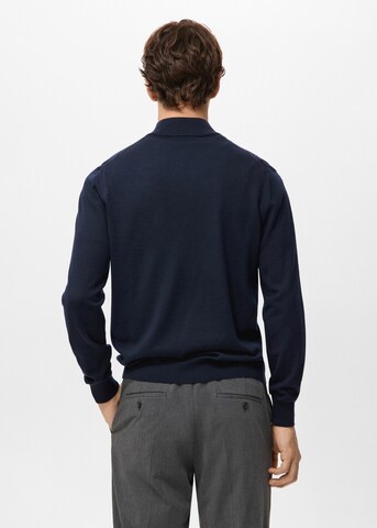 MANGO MAN Sweater 'Willyp' in Blue