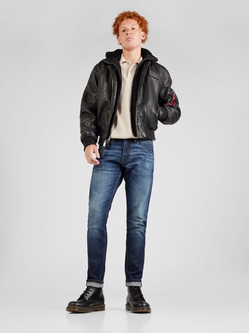 ALPHA INDUSTRIES Between-season jacket 'MA-1 D-Tec' in Black