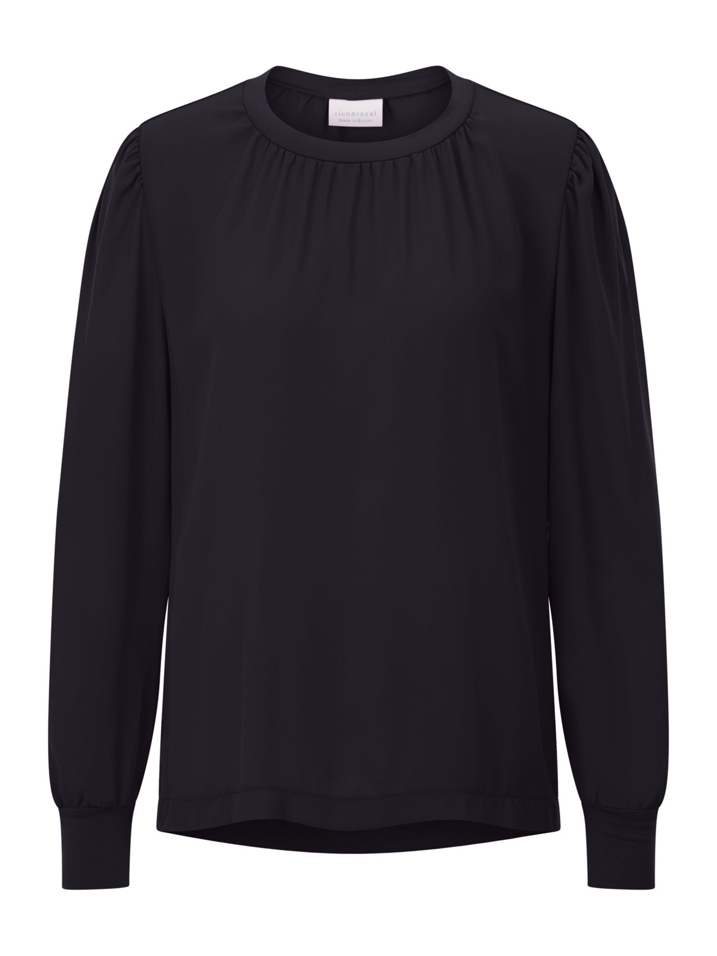 Rich & Royal Bluse in Schwarz: Vorderseite