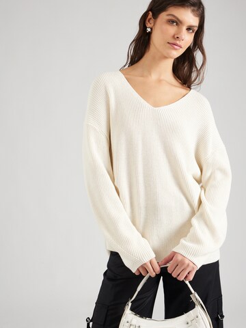 SOAKED IN LUXURY Pullover  'Tuesday Spring' in Weiß