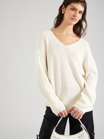 SOAKED IN LUXURY - Pullover 'Tuesday Spring' em branco