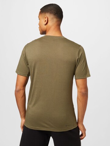 ADIDAS PERFORMANCE Performance shirt 'Train Essentials Seasonal Logo' in Green