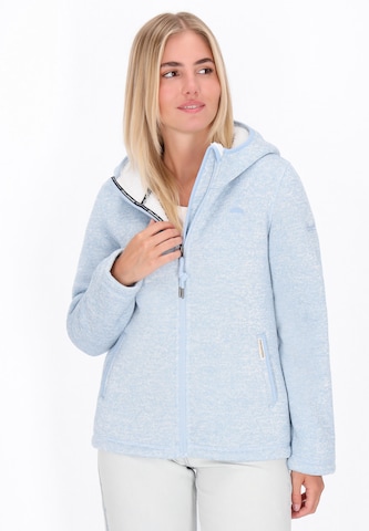 Schmuddelwedda Fleece jas in Blauw: voorkant