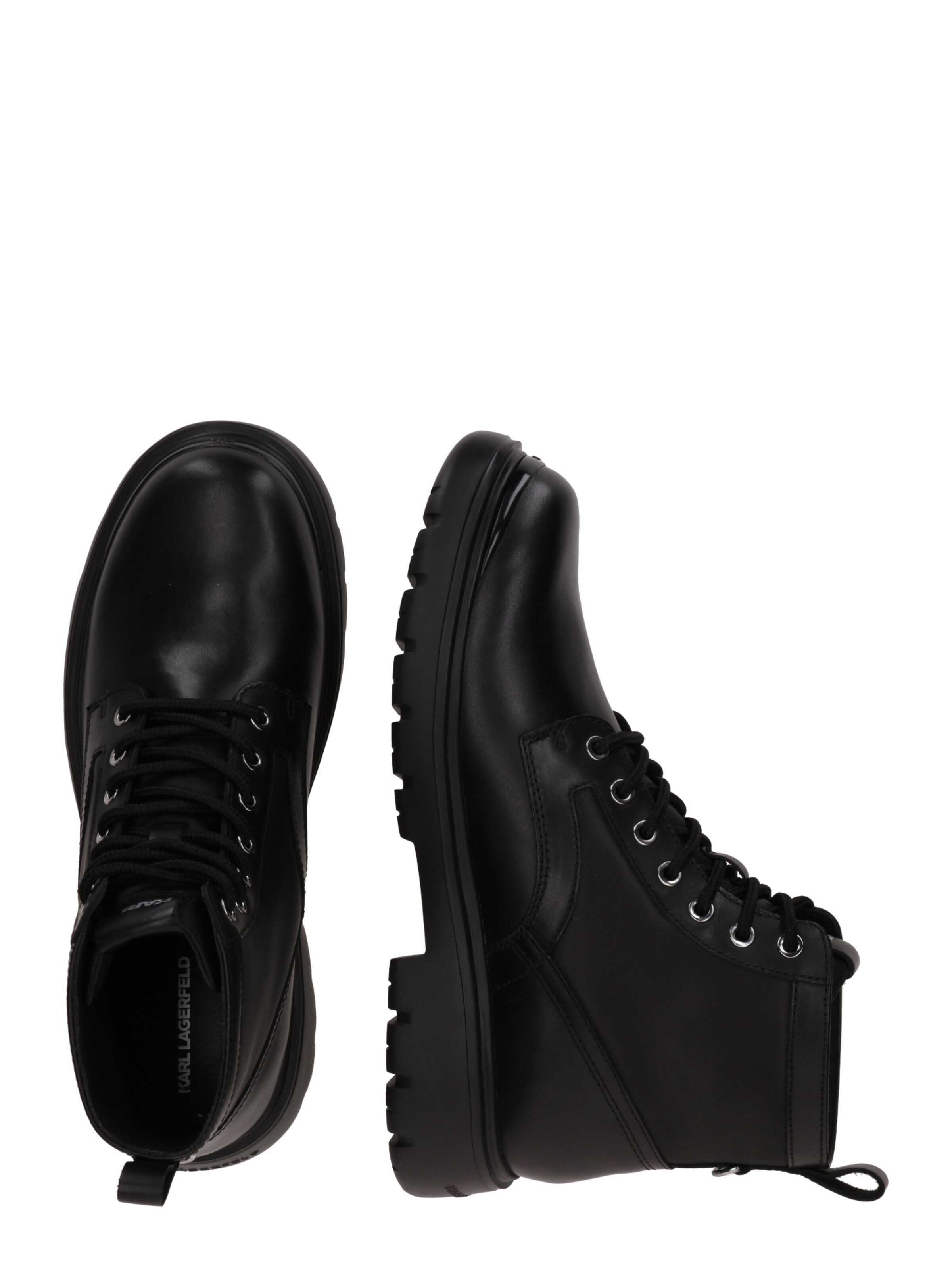 Karl Lagerfeld Lace-up boots in Black