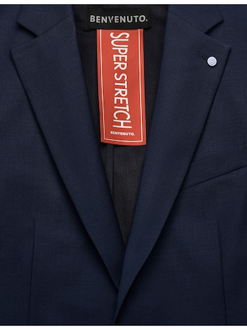 Coupe regular Veste de costume 'LARIO' BENVENUTO en bleu