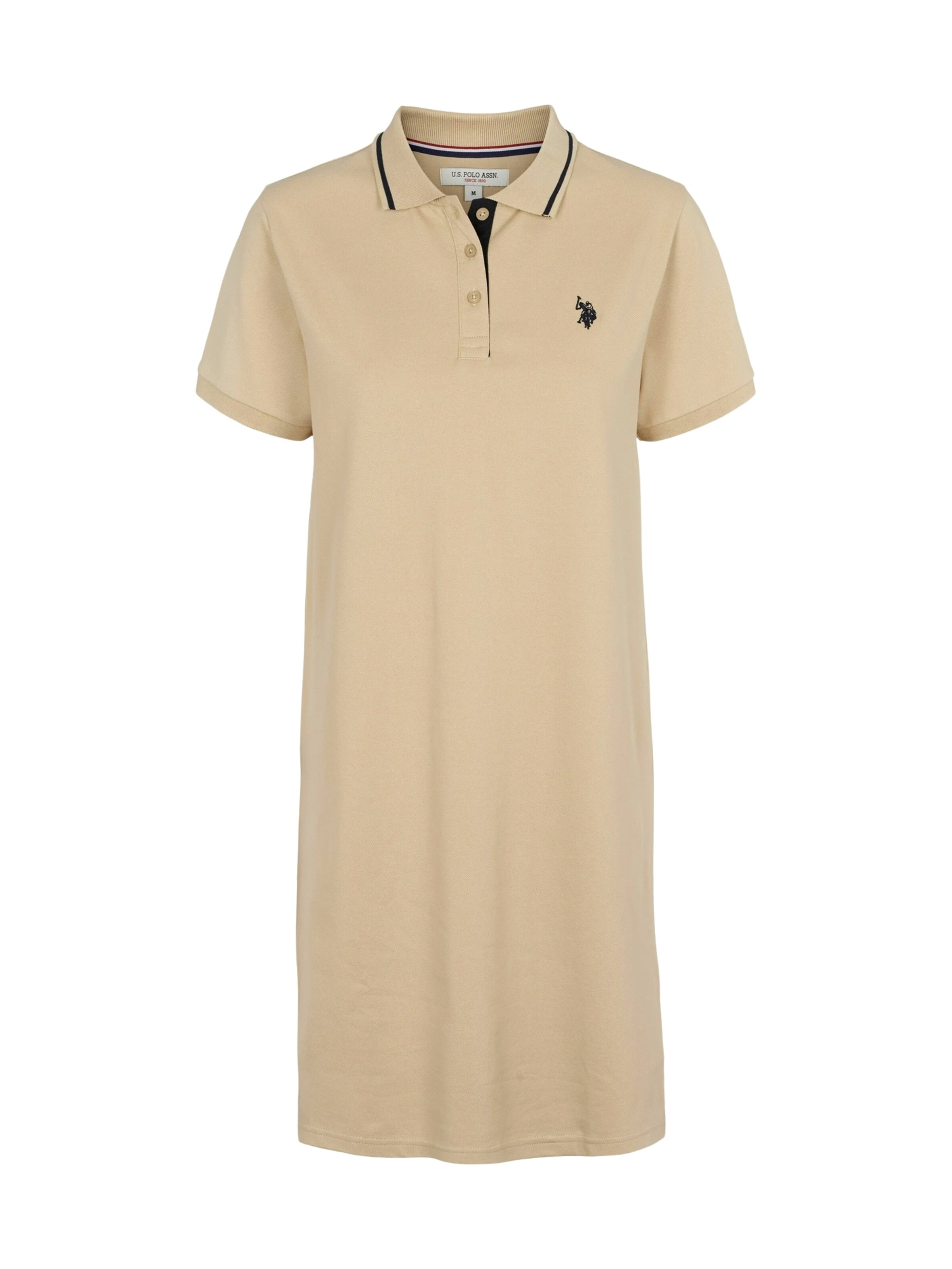 U.S. POLO ASSN. Blusekjole 'Ika' i hvid: forside