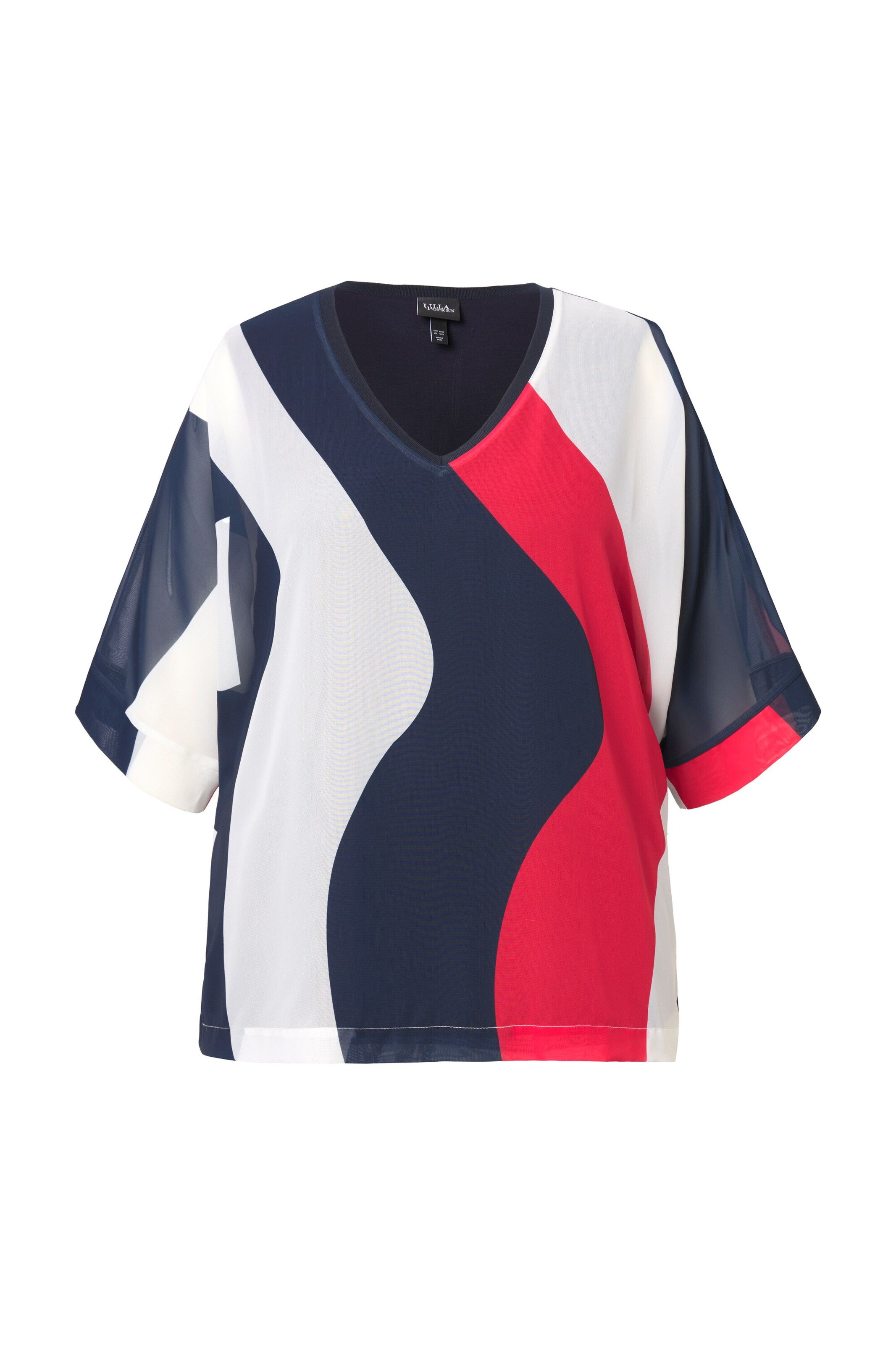 Ulla Popken Tunika in Blau: Vorderseite