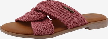 Mule MUSTANG en rose : devant