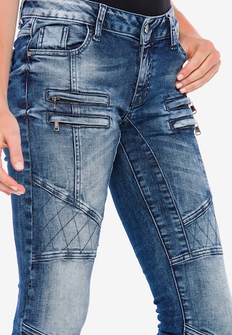 CIPO & BAXX Skinny Jeans 'Natty' in Blau