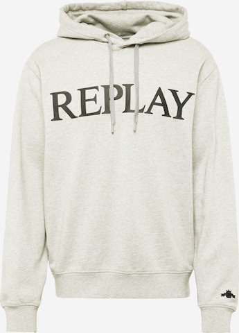 REPLAY - Sweatshirt em cinzento: frente
