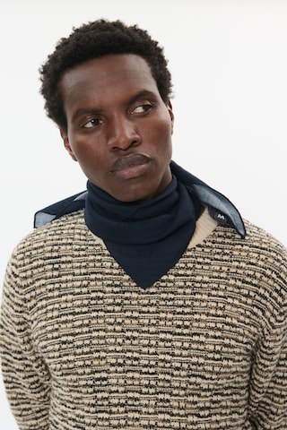 Matinique Sjaal 'Woolbal ' in Blauw