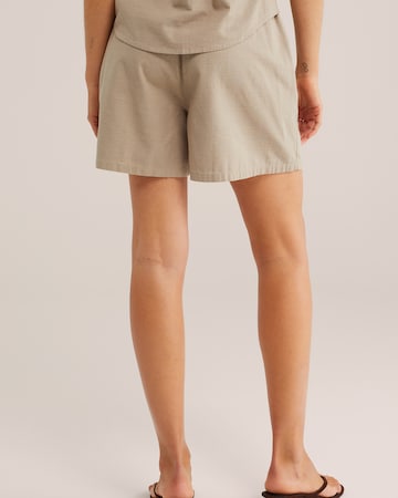 Loosefit Pantalon WE Fashion en beige